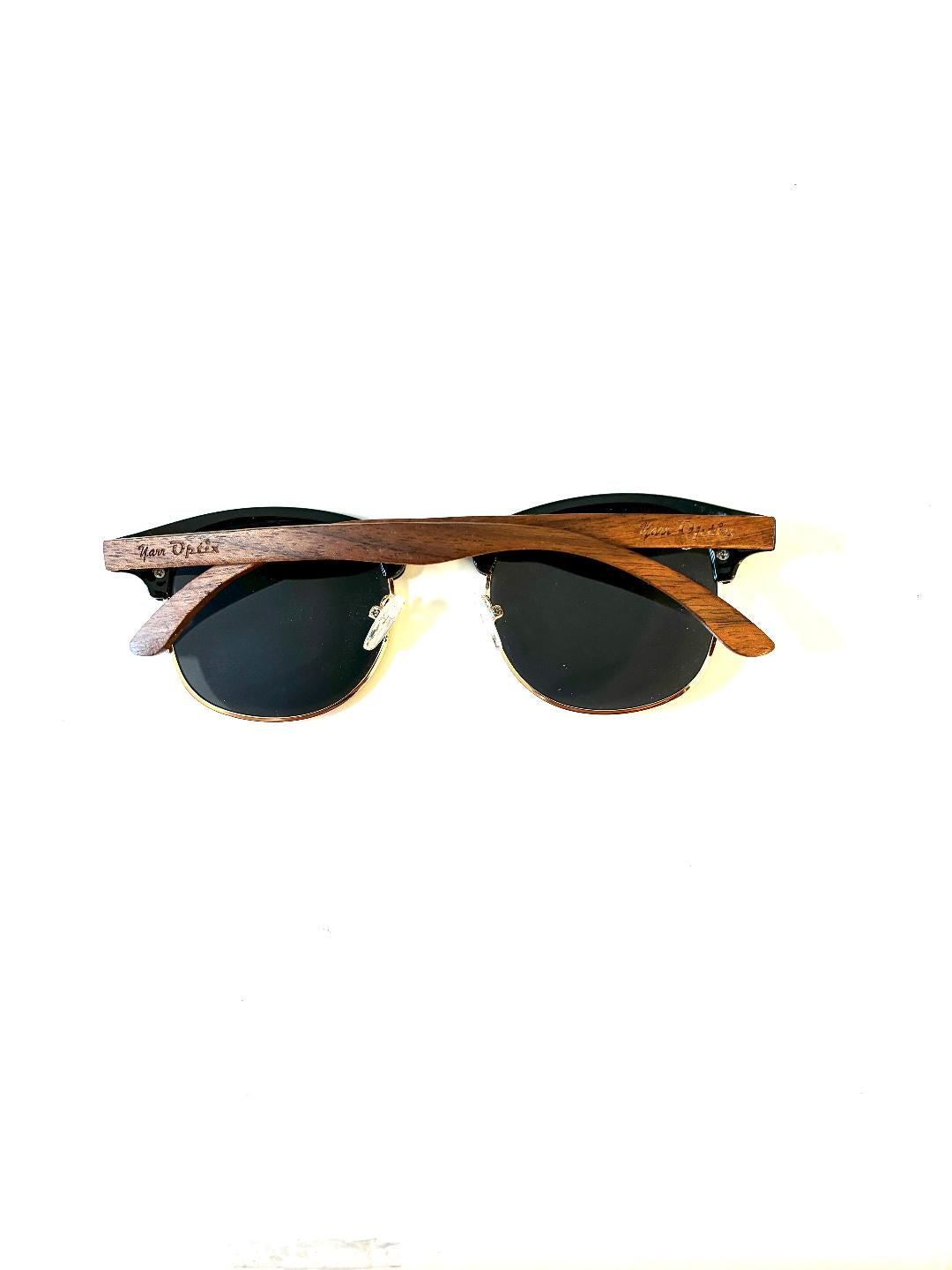 Dana Classic Black/Gold/Gray Sun Lenses with GPS Clear View Buttons