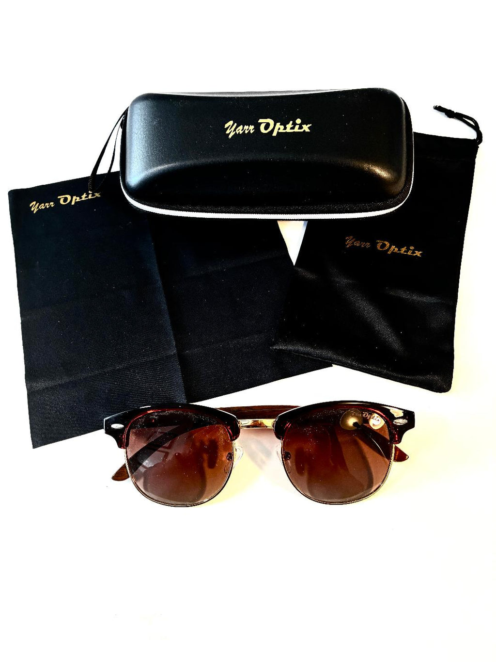 Dana Classic Brown/Gold/Amber Sun Lenses with GPS Clear View Buttons