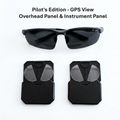 GPS Clear View Sunglasses // Pilot's Edition //  Racer - Pewter/Gray