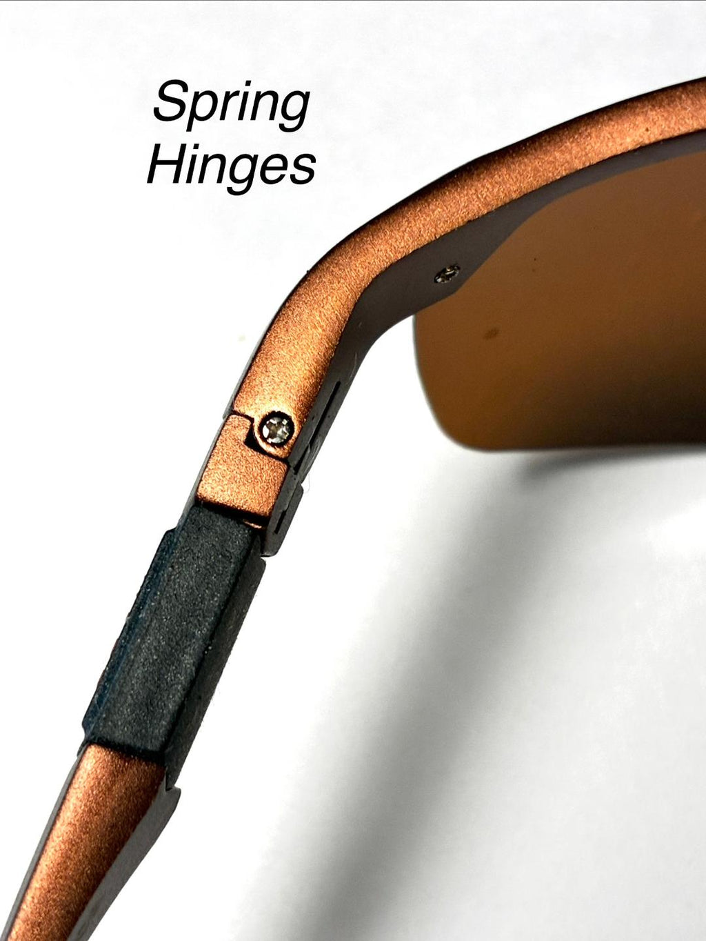 Racer Dark Bronze/Amber Sun Lenses with GPS Clear View Buttons